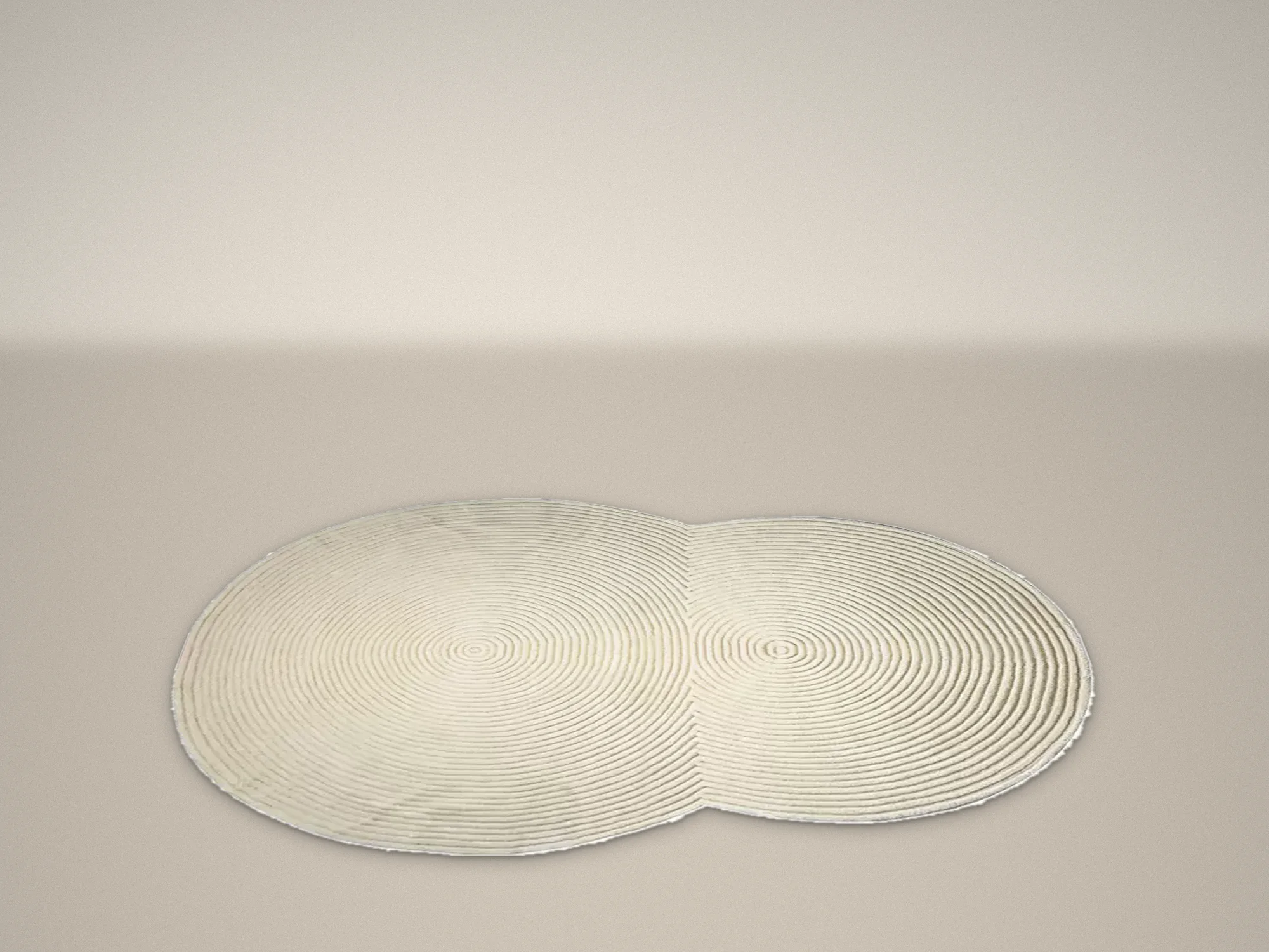Halo rug, oat floor